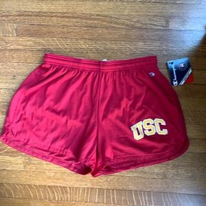 Cute USC branded running shorts